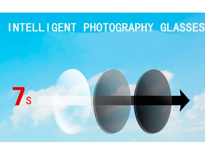 Especificación del lente óptico fotocromático Photogrey 1.56 bifocal Flat Top HMC EMI para prescripción