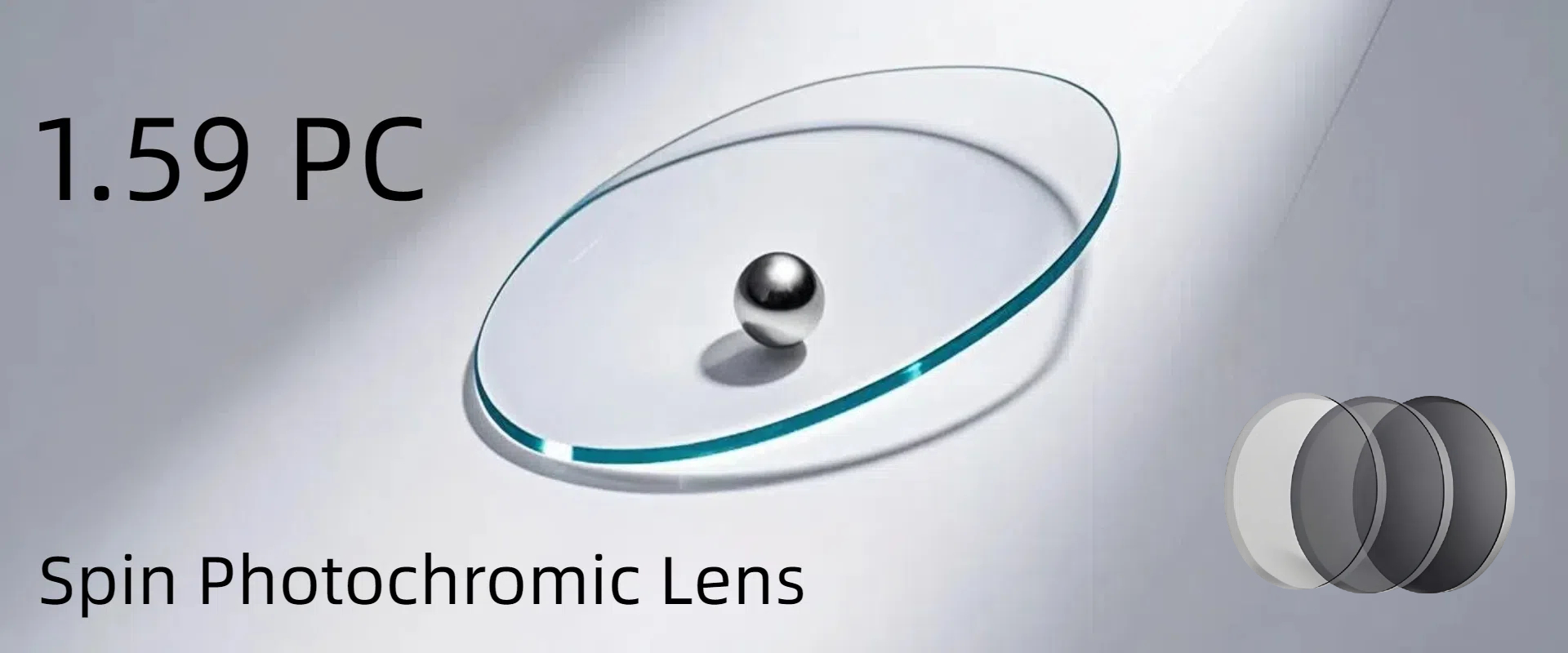 Lente fotocromático PC Spin 1.59