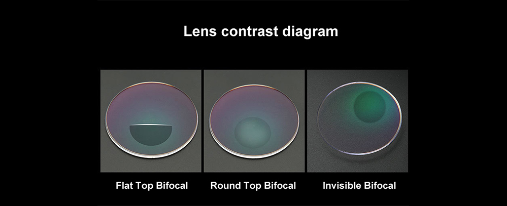 Comparación de tipos de lentes bifocales