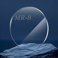 Lentes graduados monofocales asféricos 1.61 MR-8 con bloqueo de luz azul UV420 y recubrimiento múltiple duro HMC