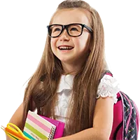 Lentes de control de miopía infantil con desenfoque multizona